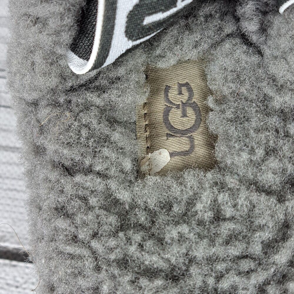 UGG Australia Fluff Yeah Women's Size 5 US Gray Slide Slingback Sandals - Picture 5 of 10